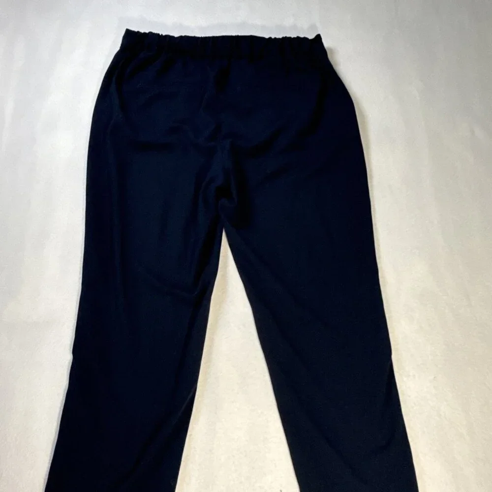 Banana Republic Womens‎ Hayden Pull On Pants size 8 Navy Blue With Pockets